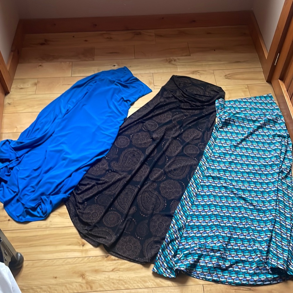 3 lularoe long skirts